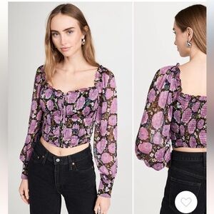 ASTR the Label Amber Top NWT